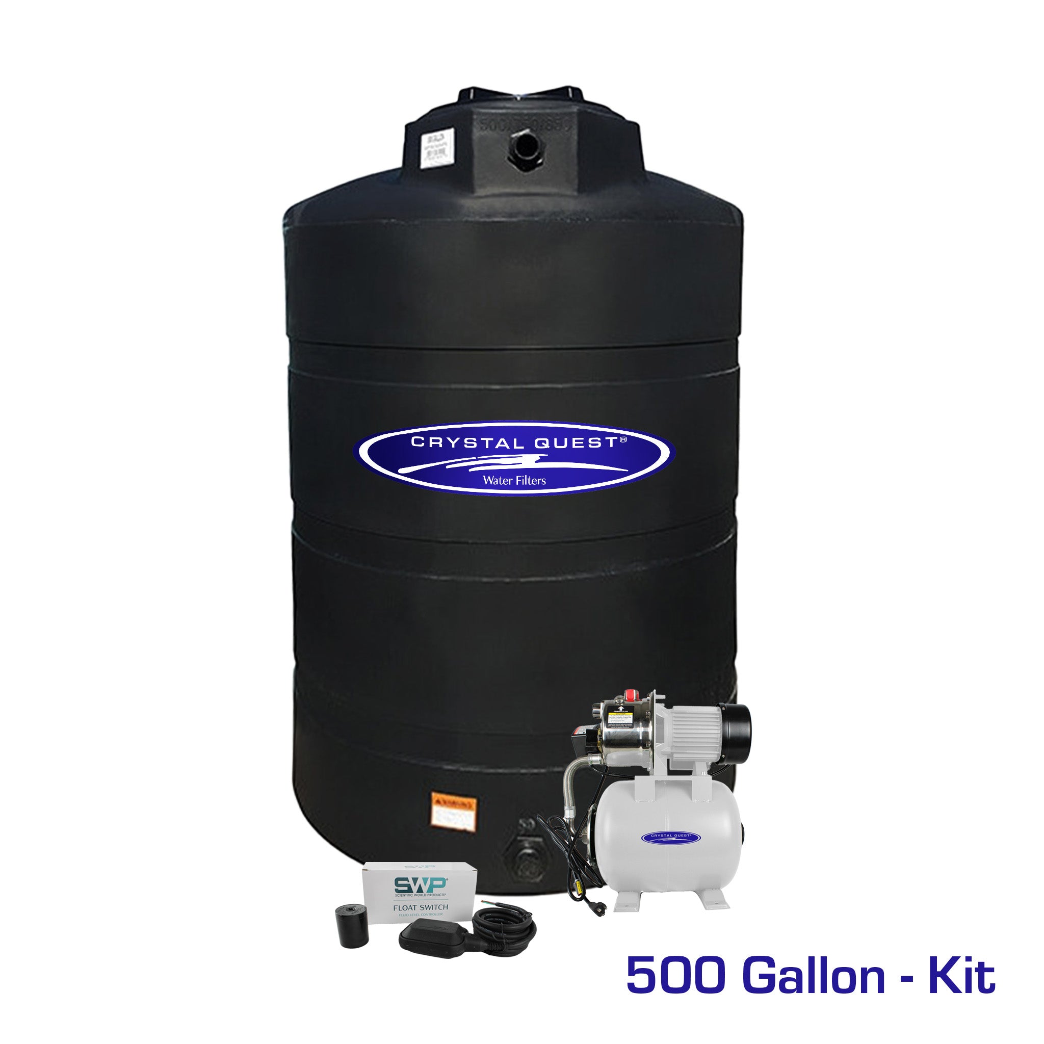 Atmospheric Storage Tank Kit with Pump - 500 Gallon – Crystal