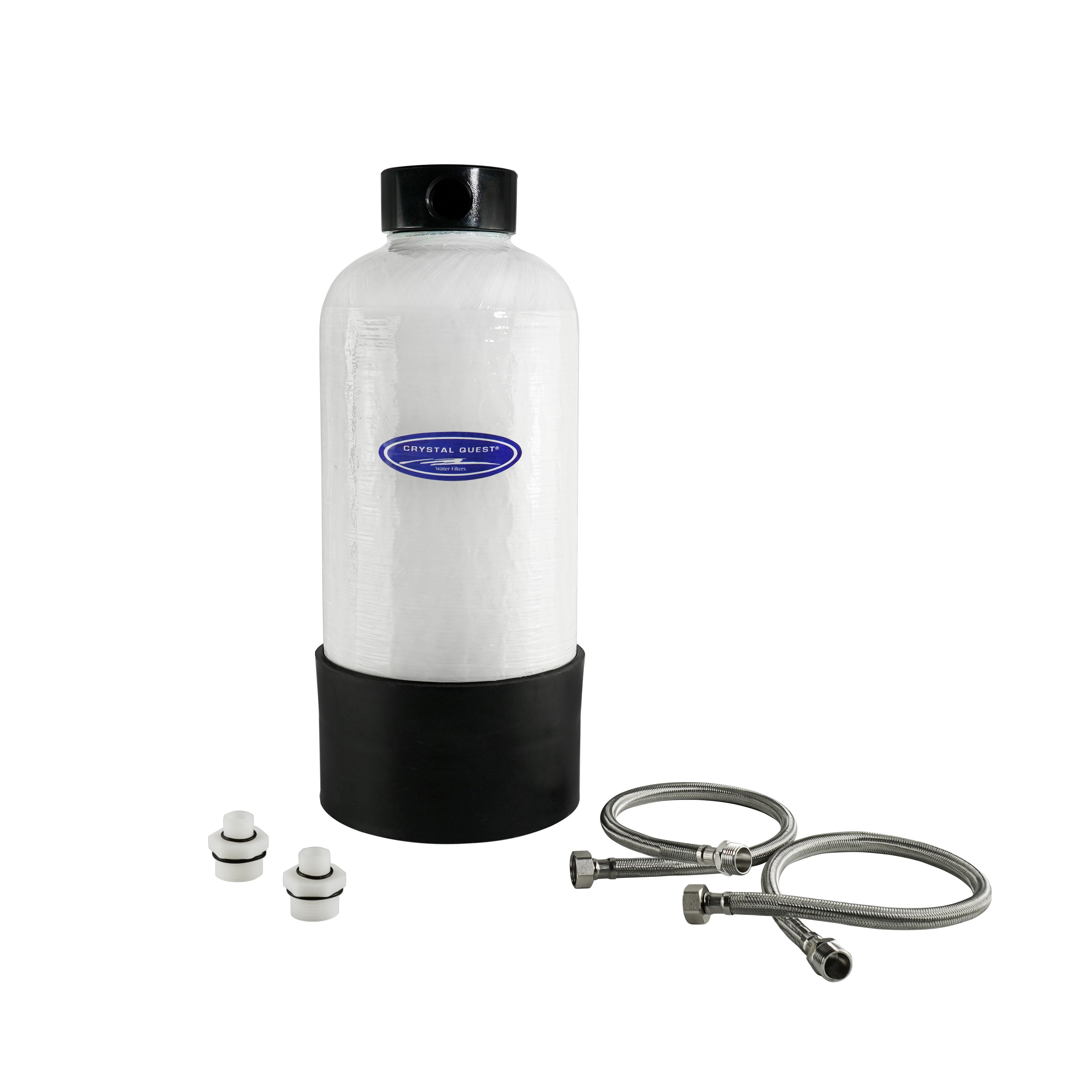 garden hose filter removes chlorine chloramines vocs & pesticides herbicides Inline Undersink Water Filter 8GPM Fiberglass / SMART + Radium / Uranium