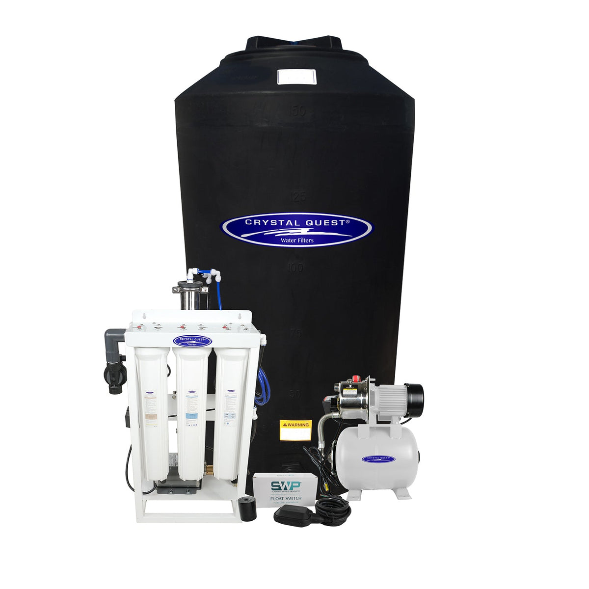 400 GPD / Add Storage Tank Kit (165 Gal) Whole House Reverse Osmosis System - Reverse Osmosis System - Crystal Quest