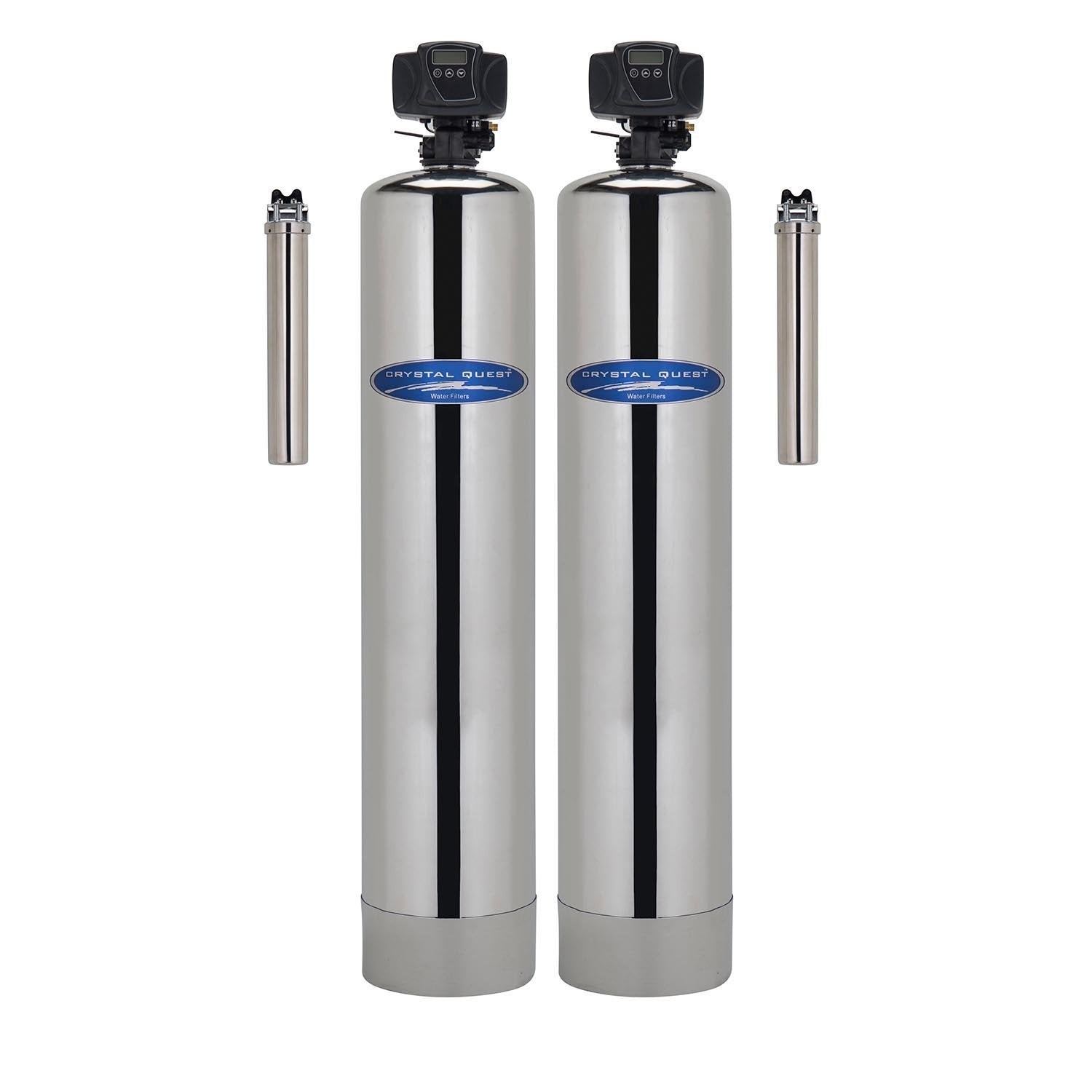 Add SMART Filter / Stainless Steel / 1.5 Iron Whole House Water Filter - Whole House Water Filters - Crystal Quest