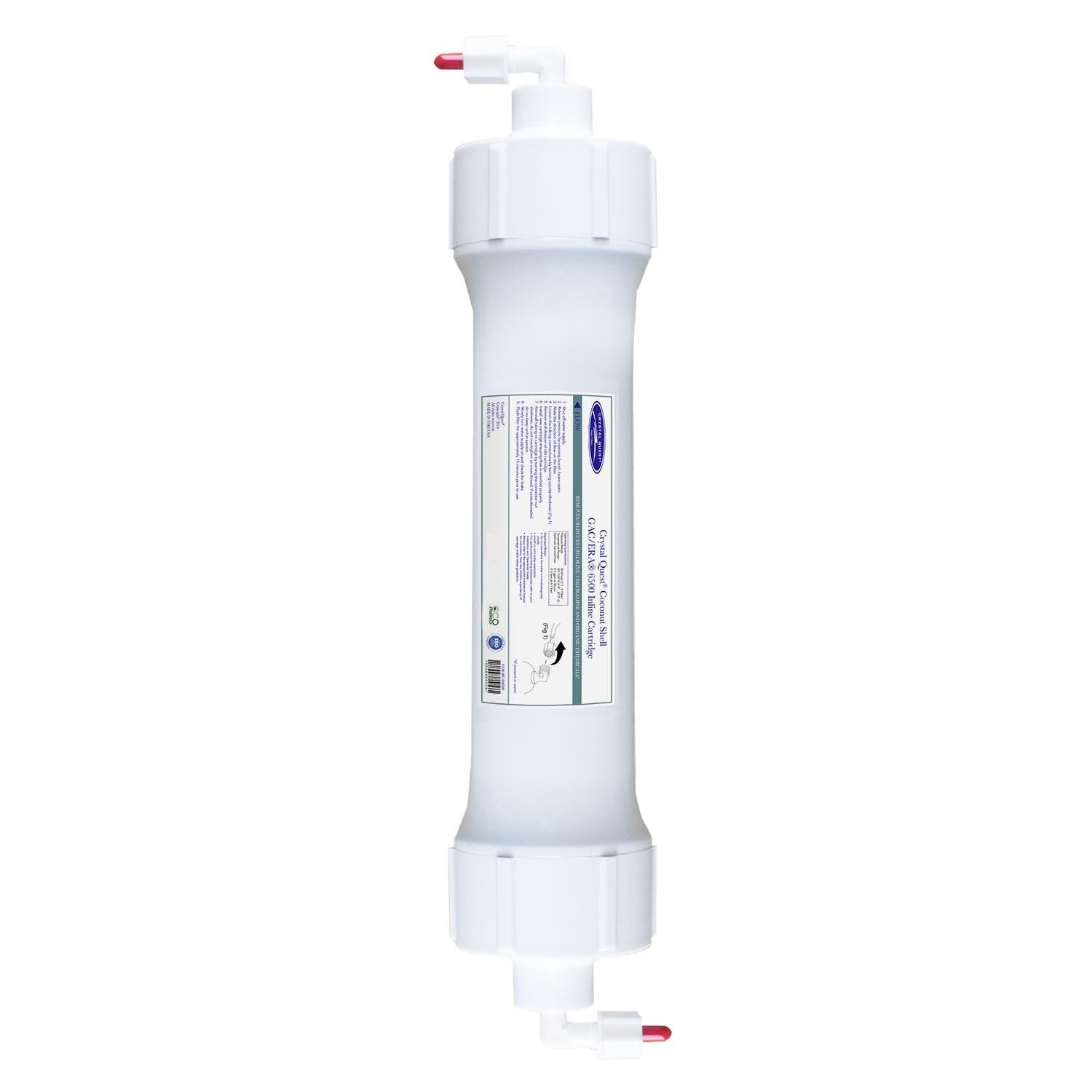 GAC Inline Filter RO Cartridge Crystal Quest Water Filters
