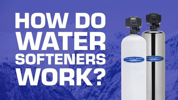 how do water softeners work to remove hard water
