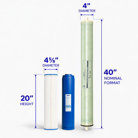 1500-2500 GPD Whole House RO Filter Pack - Water Filter Cartridges - Crystal Quest®