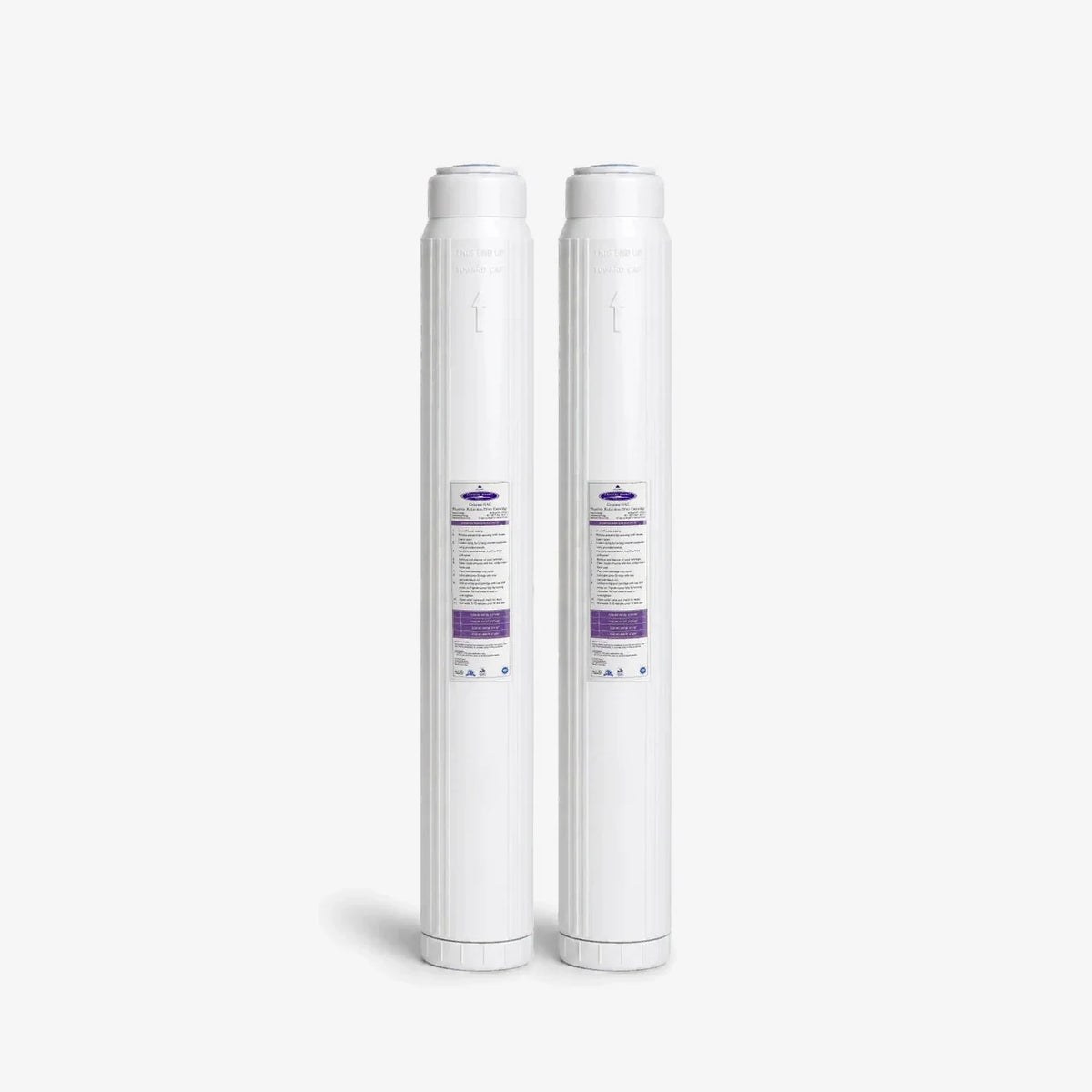 2-7/8” x 20” / Pack of 2 Calcium GAC Fluoride Reduction Filter Cartridge - Water Filter Cartridges - Crystal Quest®