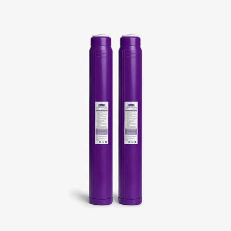 2-7/8” x 20” / Pack of 2 SMART + Calcium GAC Fluoride Reduction Cartridge - Water Filter Cartridges - Crystal Quest®