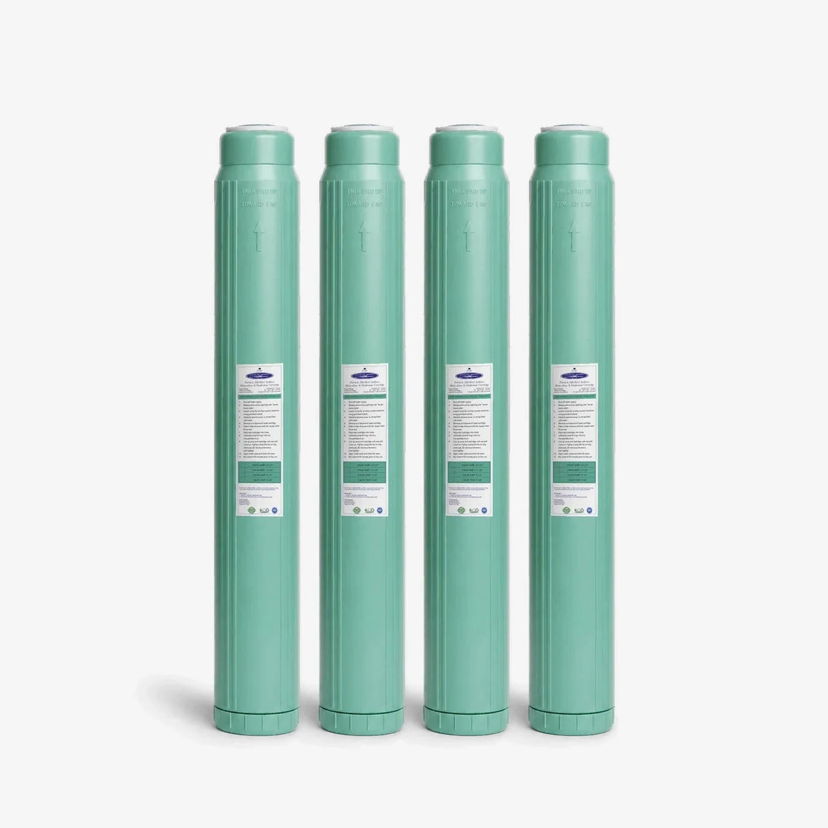 2-7/8” x 20” / Pack of 4 Alkalize/Ionizer, Mineralizer & Oxidation Cartridge - Water Filter Cartridges - Crystal Quest®