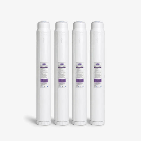 2-7/8” x 20” / Pack of 4 Calcium GAC Fluoride Reduction Filter Cartridge - Water Filter Cartridges - Crystal Quest®