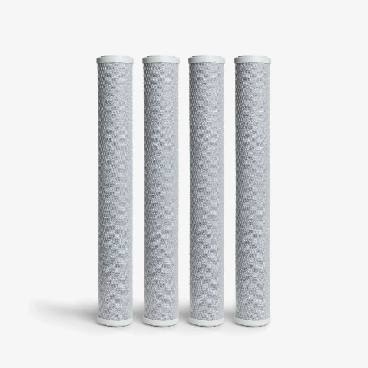 2-7/8” x 20” / Pack of 4 Coconut Based 5-Micron Carbon Block Filter Cartridge - Water Filter Cartridges - Crystal Quest®