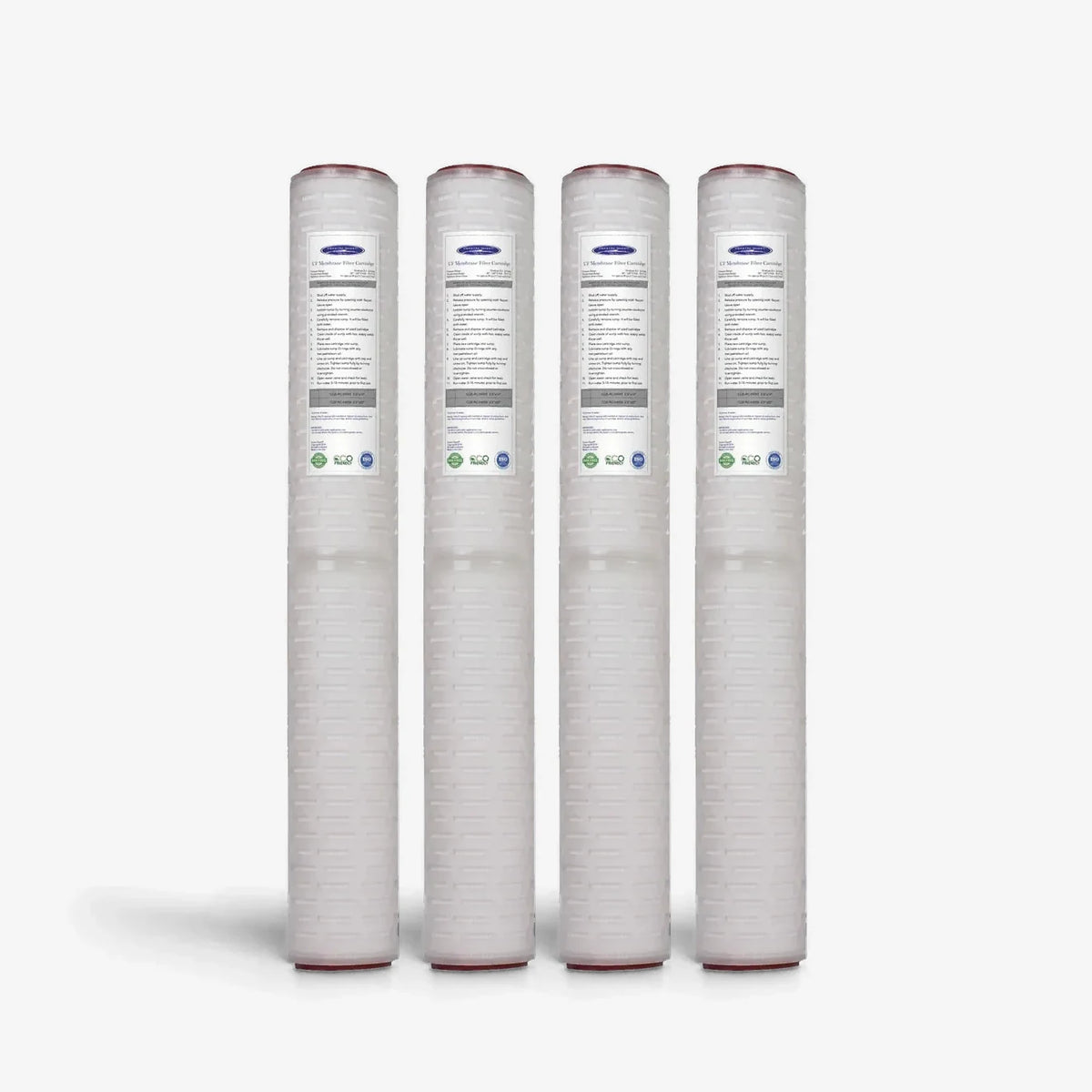 2-7/8" x 20" / Standard / Pack of 4 Ultrafiltration (UF) Water Filter Membrane - Water Filter Cartridges - Crystal Quest®