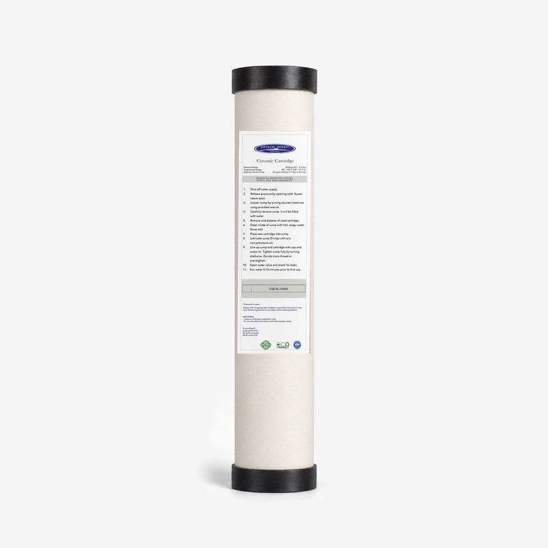 2-7/8" x 9-3/4" Ceramic Water Filter Cartridge - Water Filter Cartridges - Crystal Quest®