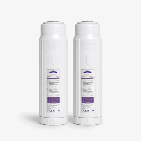 2-7/8” x 9-3/4” / Pack of 2 Calcium GAC Fluoride Reduction Filter Cartridge - Water Filter Cartridges - Crystal Quest®