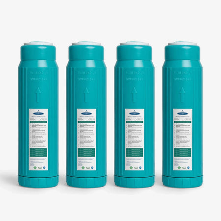 2-7/8" x 9-3/4" / Pack of 4 Alkalize/Ionizer, Mineralizer & Oxidation + SMART Filter Cartridge - Water Filter Cartridges - Crystal Quest®