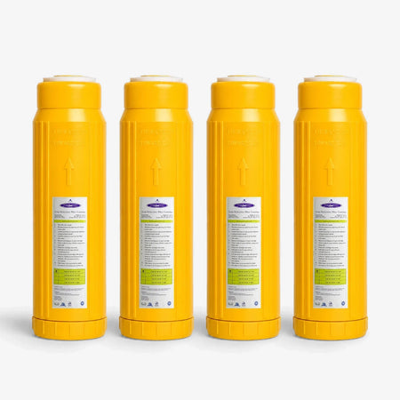 2-7/8" x 9-3/4" / Pack of 4 Lead Filter Cartridge - Water Filter Cartridges - Crystal Quest®