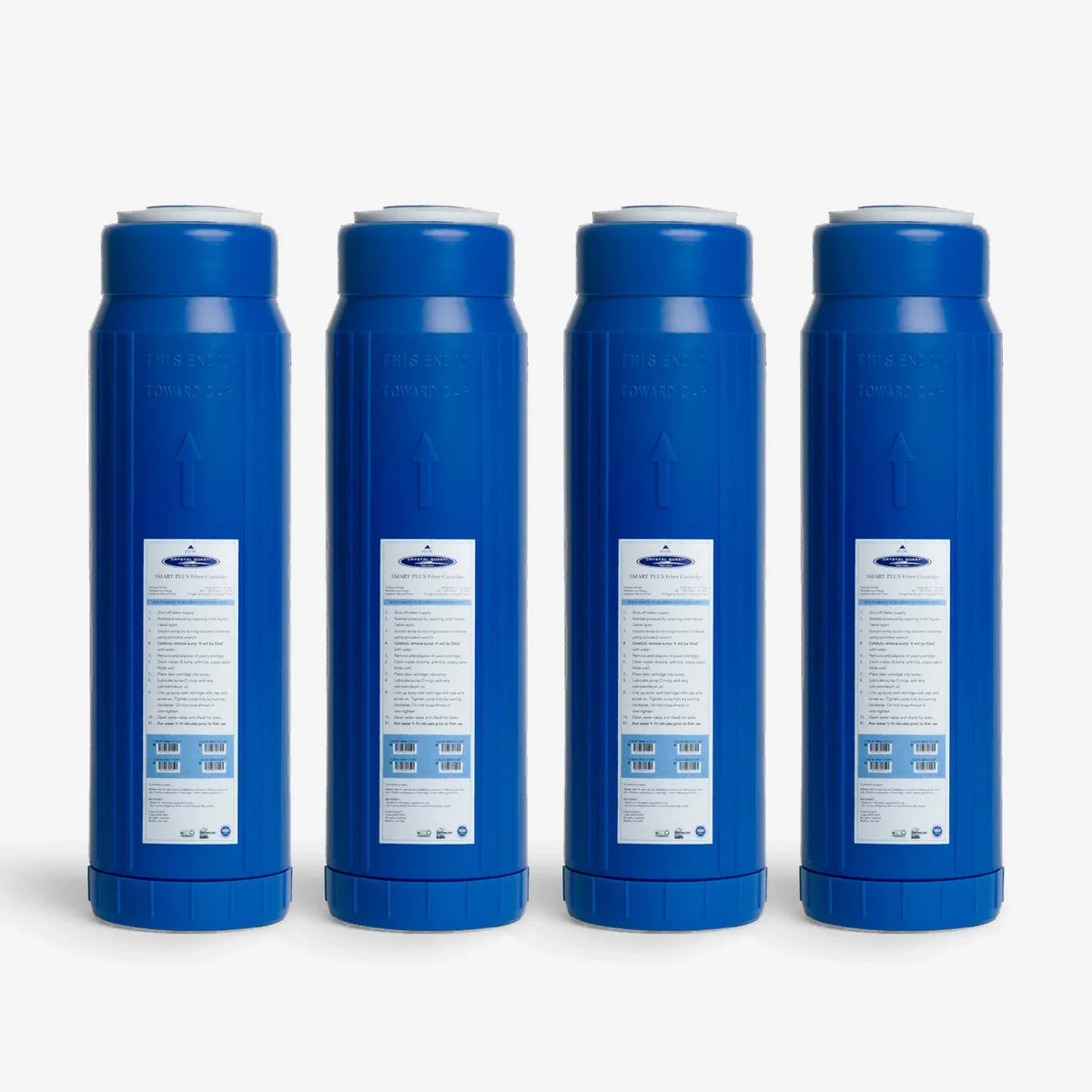 2-7/8" x 9-3/4" / SMART Plus / Pack of 4 SMART Filter Cartridge - Water Filter Cartridges - Crystal Quest®