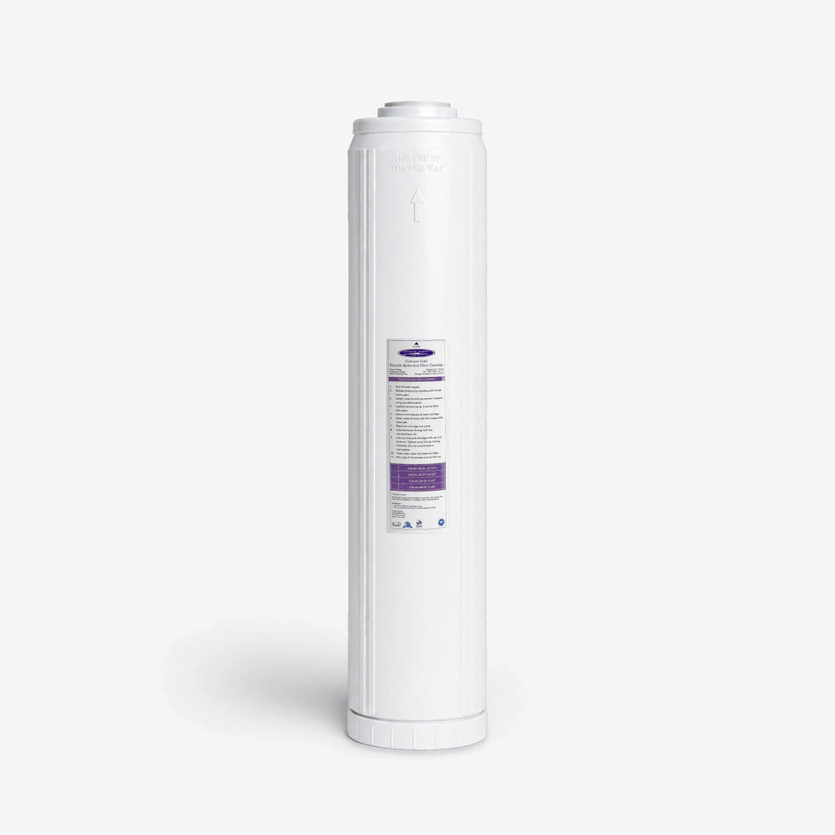 4-5/8" x 20" Calcium GAC Fluoride Reduction Filter Cartridge - Water Filter Cartridges - Crystal Quest®