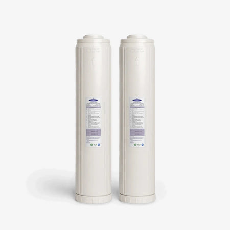 4-5/8” x 20” / Pack of 2 Aluminum Oxide Fluoride Reduction Filter Cartridge - Water Filter Cartridges - Crystal Quest®