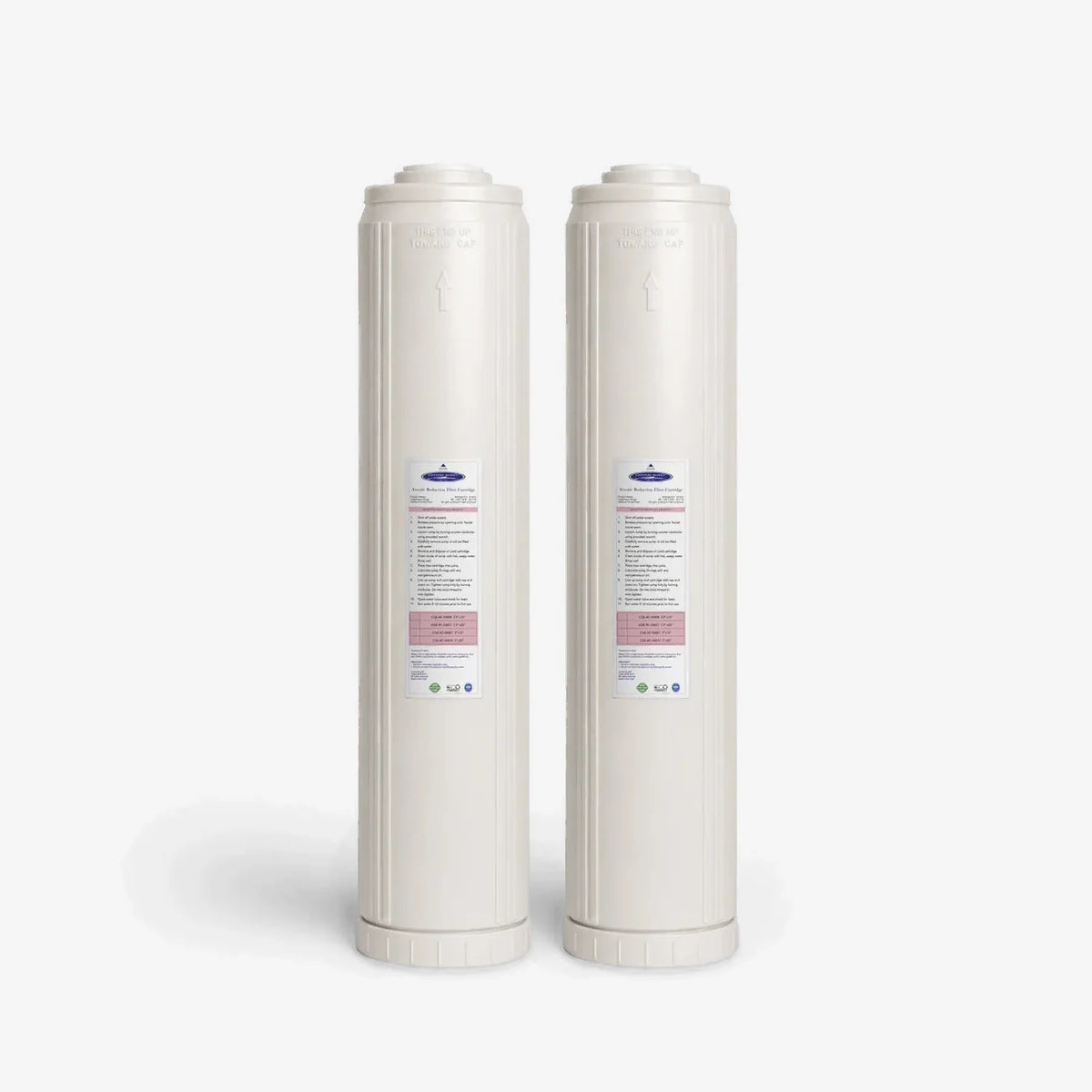4-5/8” x 20” / Pack of 2 Arsenic Removal Filter Cartridge - Water Filter Cartridges - Crystal Quest®