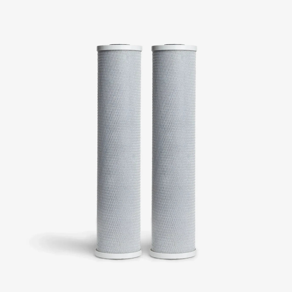 4-5/8" x 20" / Pack of 2 Coconut Based 5-Micron Carbon Block Filter Cartridge - Water Filter Cartridges - Crystal Quest®