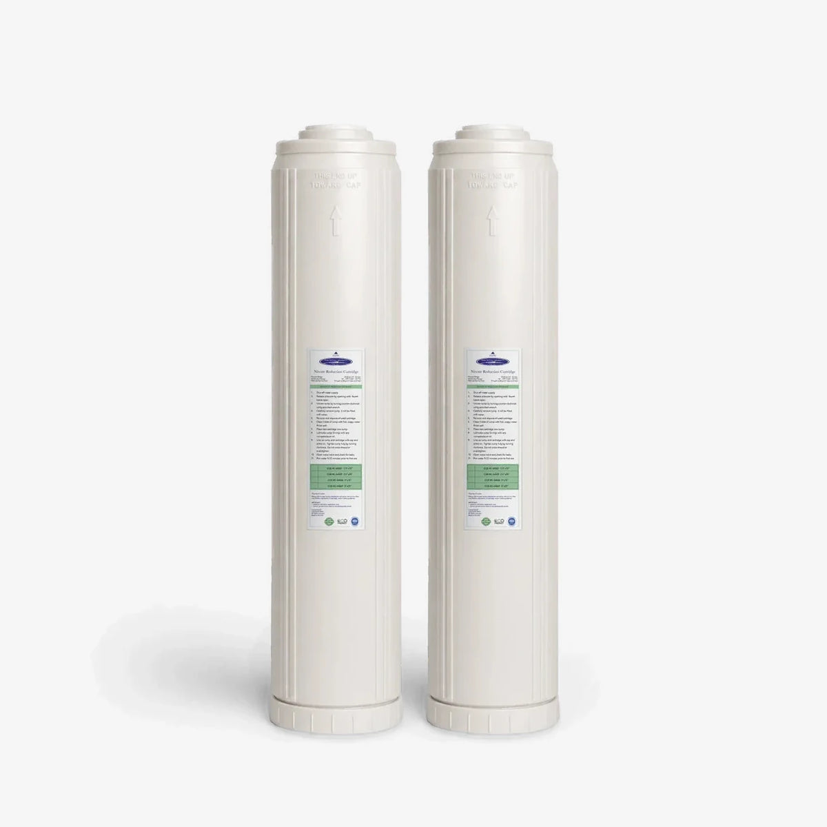 4-5/8” x 20” / Pack of 2 Nitrate Removal Filter Cartridge - Water Filter Cartridges - Crystal Quest®
