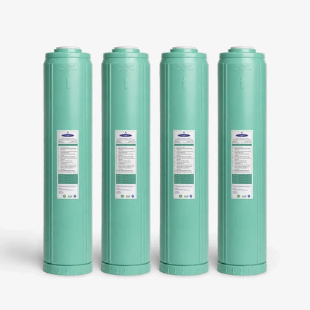 4-5/8” x 20” / Pack of 4 Alkalize/Ionizer, Mineralizer & Oxidation Cartridge - Water Filter Cartridges - Crystal Quest®