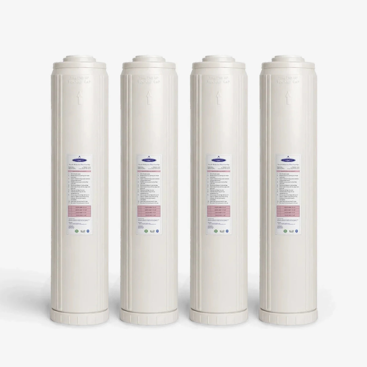 4-5/8” x 20” / Pack of 4 Arsenic Removal Filter Cartridge - Water Filter Cartridges - Crystal Quest®