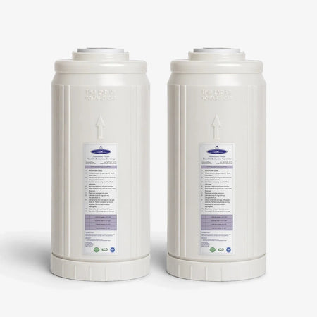 4-5/8” x 9-3/4” / Pack of 2 Aluminum Oxide Fluoride Reduction Filter Cartridge - Water Filter Cartridges - Crystal Quest®