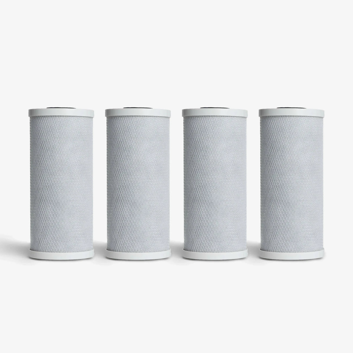 4-5/8" x 9-3/4" / Pack of 4 Coconut Based 5-Micron Carbon Block Filter Cartridge - Water Filter Cartridges - Crystal Quest®