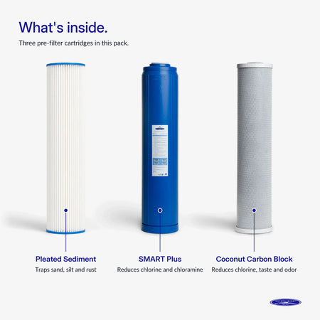 4000/5000 GPD Whole House RO Filter Pack - Water Filter Cartridges - Crystal Quest®