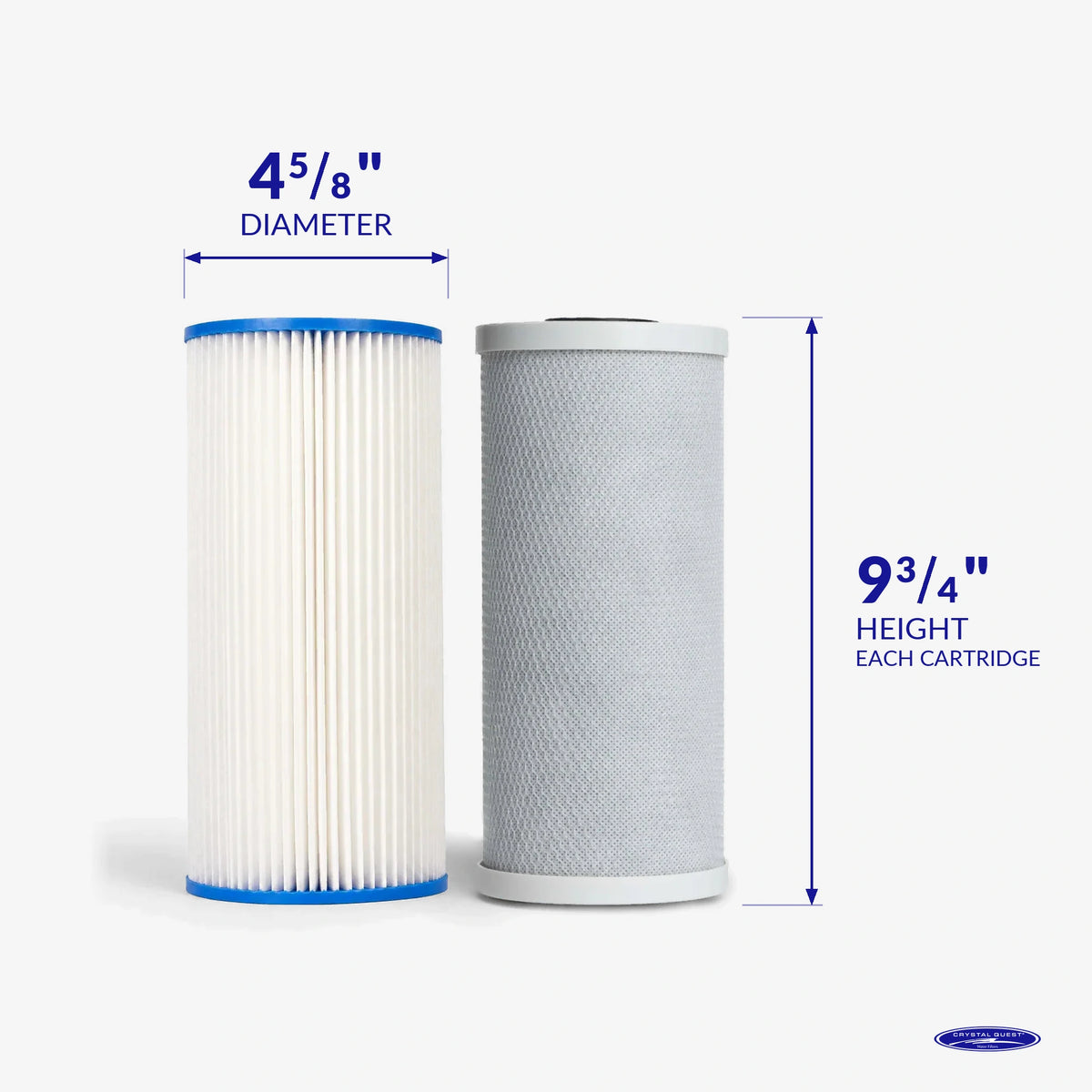 500/1000 GPD Whole House RO Filter Pack - Water Filter Cartridges - Crystal Quest®