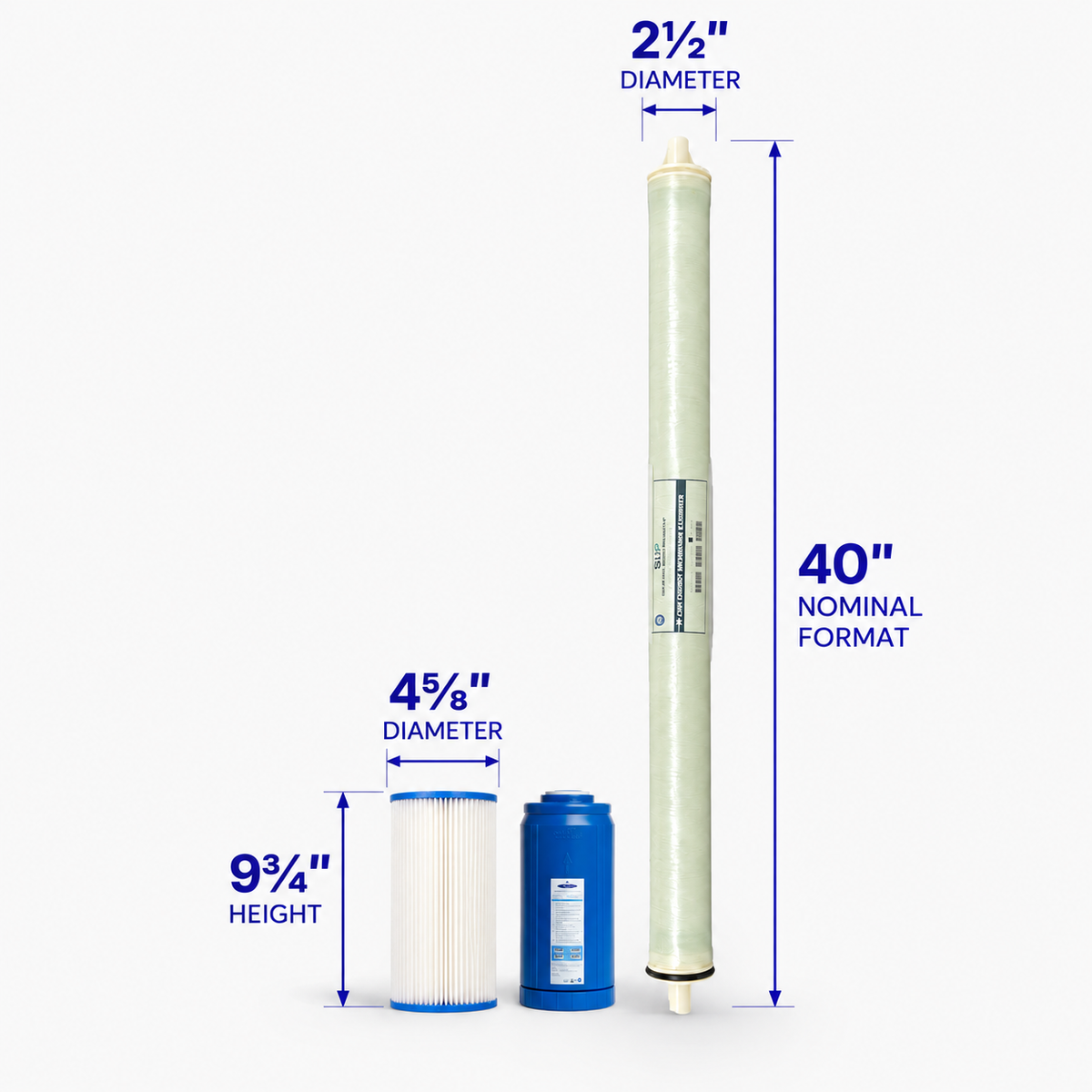 500-1000 GPD Whole House RO Filter Pack - Water Filter Cartridges - Crystal Quest®
