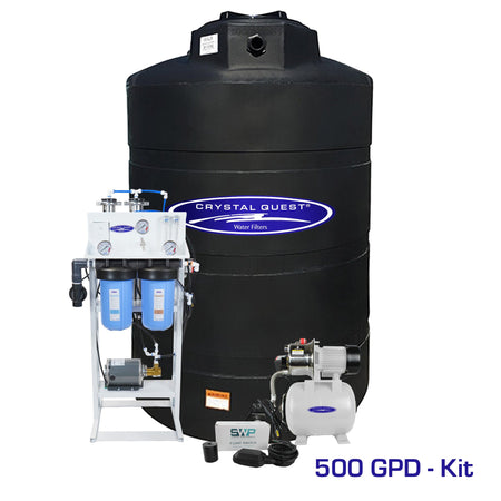 500 GPD / Add Storage Tank Kit (550 Gal) Whole House Reverse Osmosis System - Reverse Osmosis System - Crystal Quest