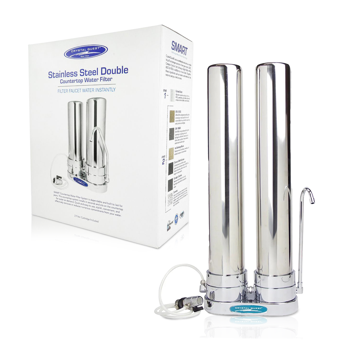 80,000 Gallon Countertop Water Filter System - Countertop Water Filters - Crystal Quest