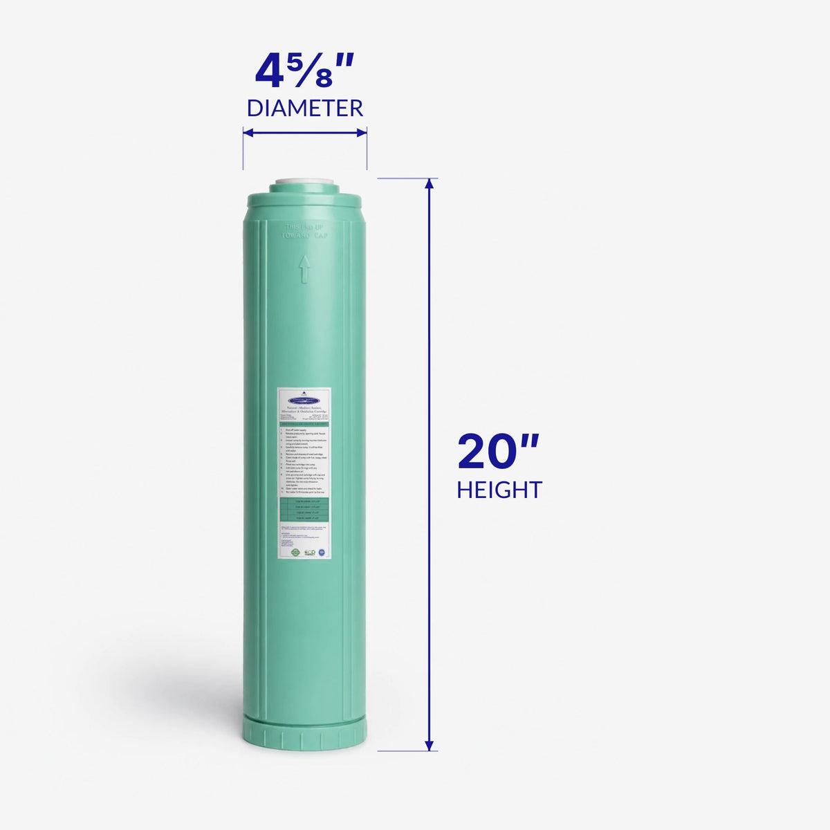 Alkalize/Ionizer, Mineralizer & Oxidation Cartridge - Water Filter Cartridges - Crystal Quest®