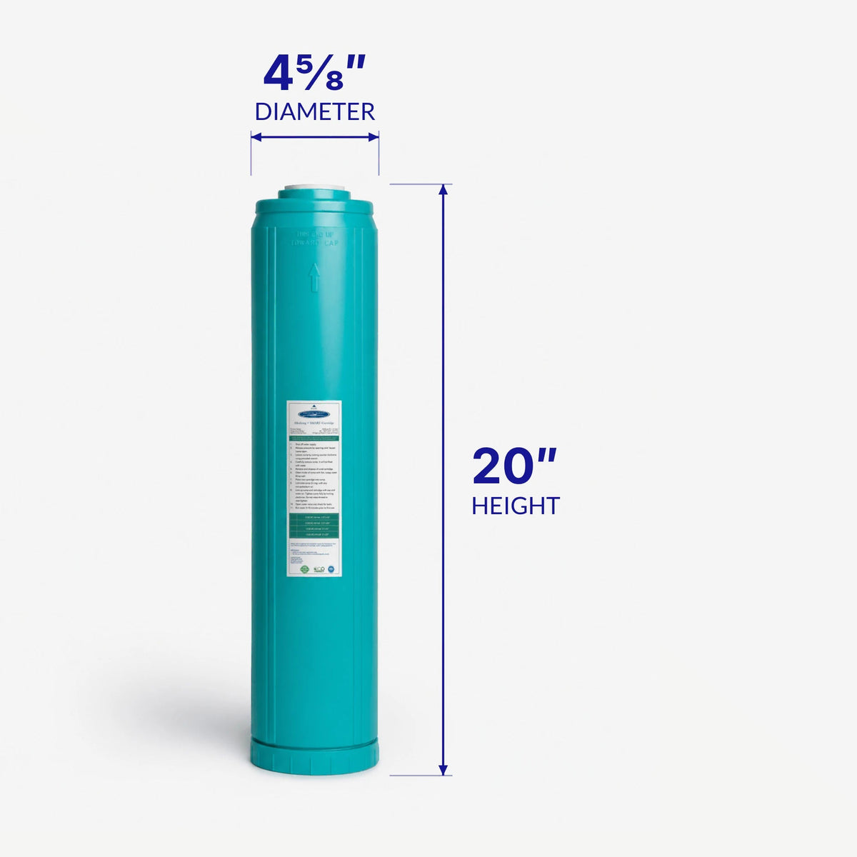 Alkalize/Ionizer, Mineralizer & Oxidation + SMART Filter Cartridge - Water Filter Cartridges - Crystal Quest®