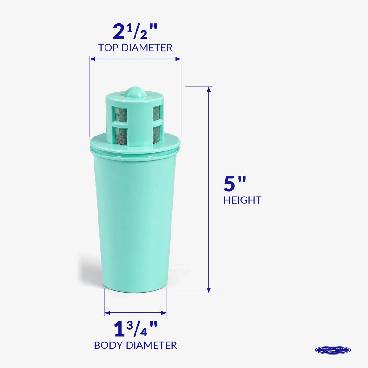 Alkalizing Water Pitcher Cartridge - Water Filter Cartridges - Crystal Quest®