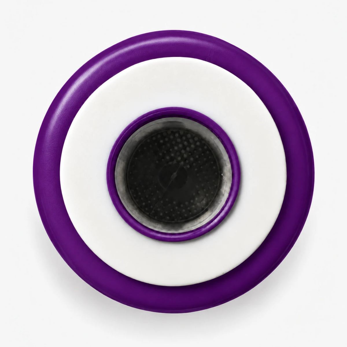 Arsenic Removal + SMART Filter Cartridge, 2-7/8 inch size: top end seen straight on, white seal ring around the center port