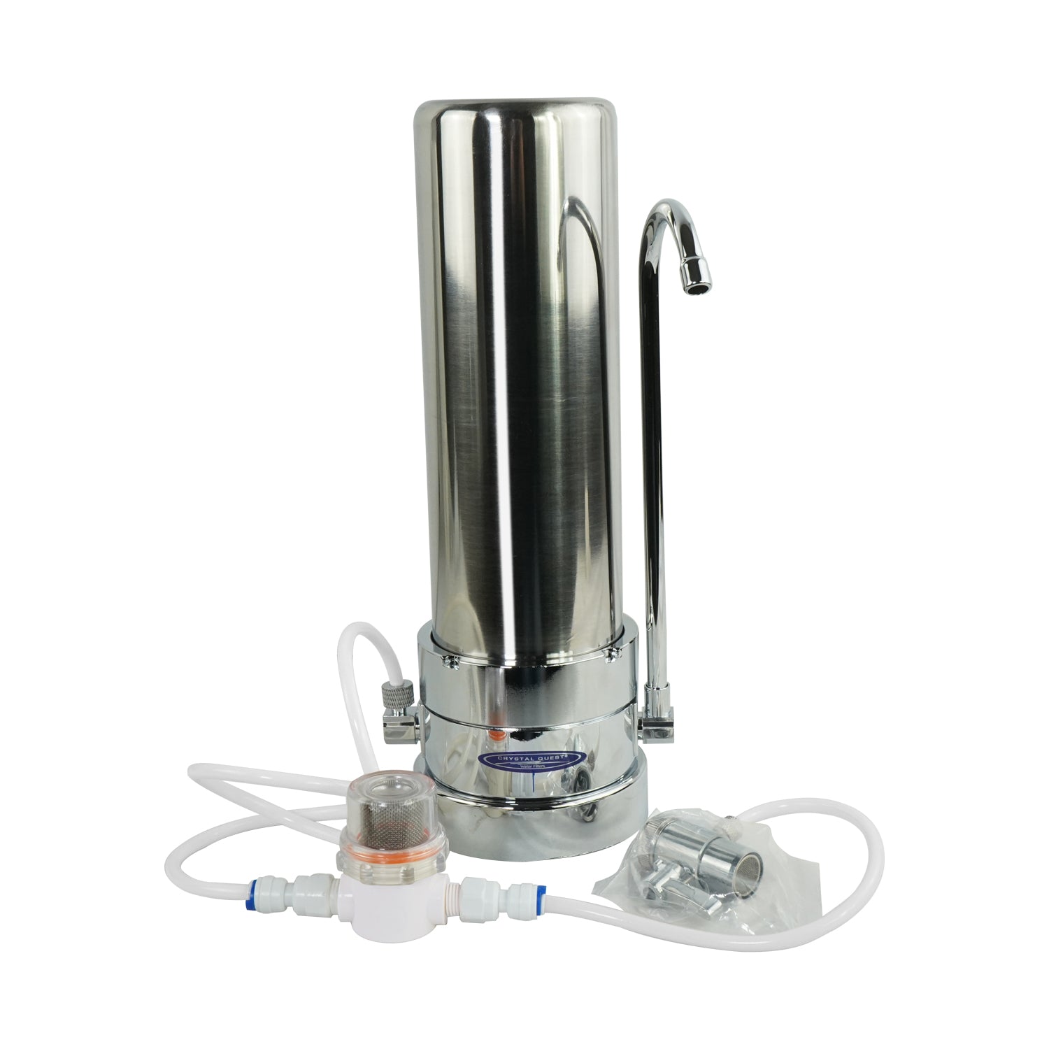 Arsenic Removal Single Cartridge Countertop Water Filter System Crystal Quest Water Filters