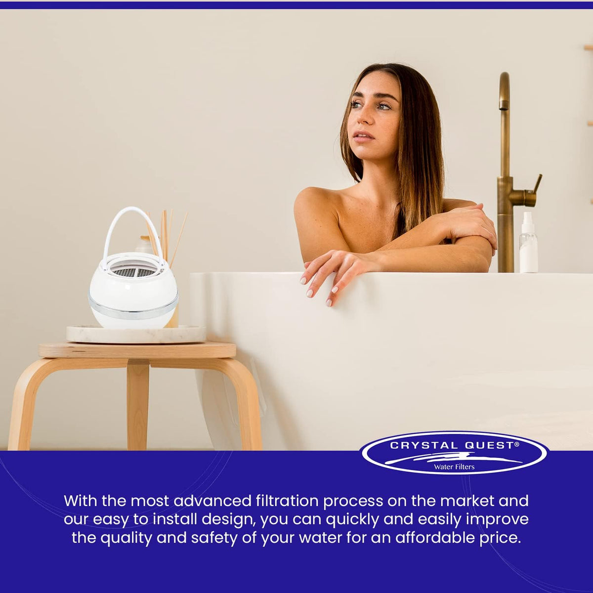 Bath Ball Filter - Shower Bath Filters - Crystal Quest