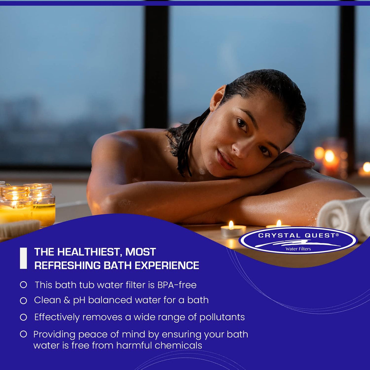 Bath Ball Filter - Shower Bath Filters - Crystal Quest