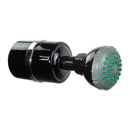 Black / With Shower Head Shower Filter - Shower Bath Filters - Crystal Quest