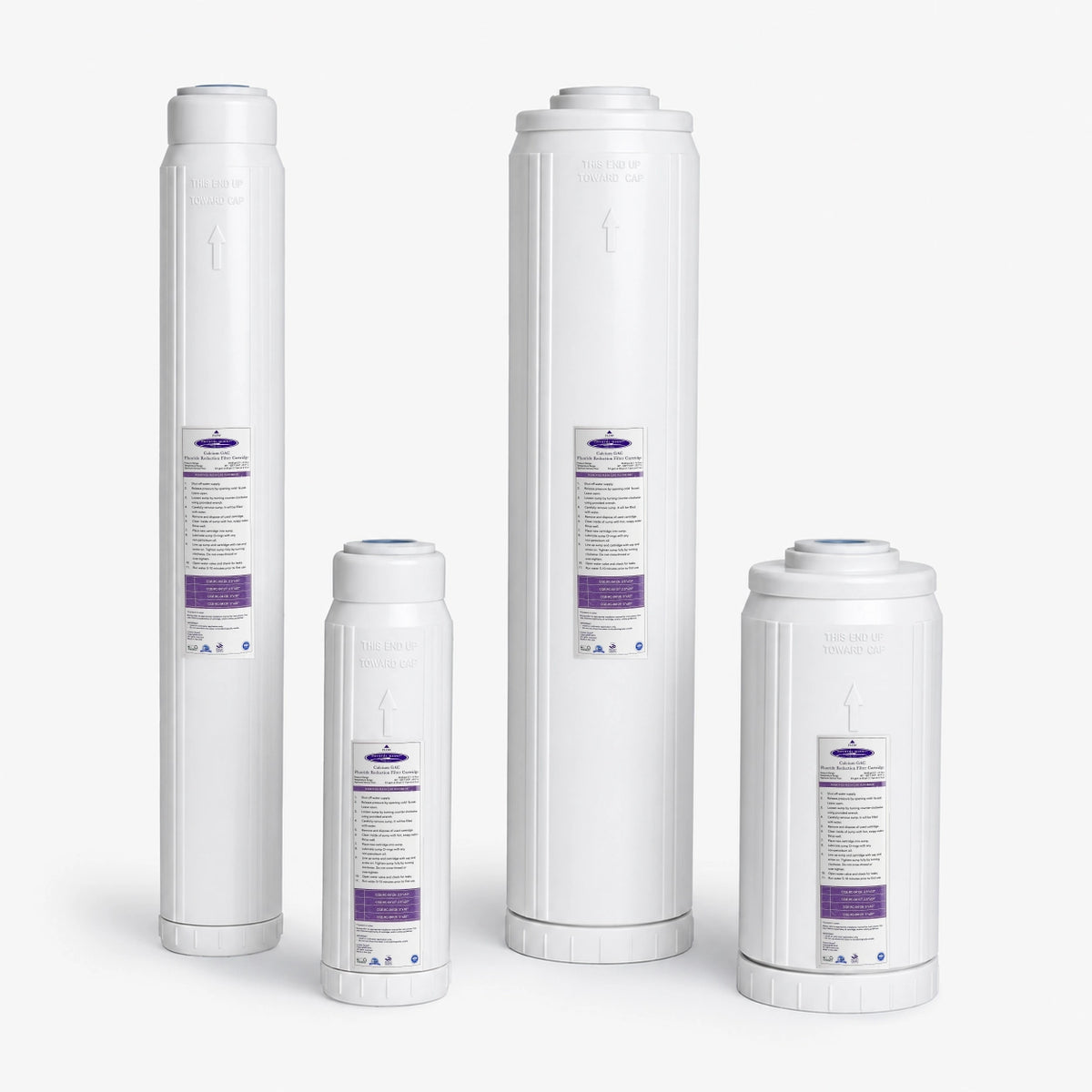Calcium GAC Fluoride Reduction Filter Cartridge - Water Filter Cartridges - Crystal Quest®