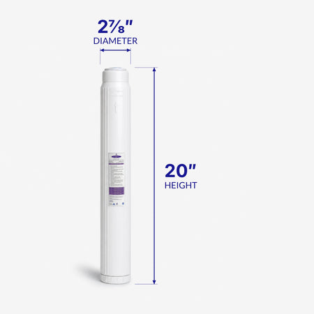 Calcium GAC Fluoride Reduction Filter Cartridge - Water Filter Cartridges - Crystal Quest®