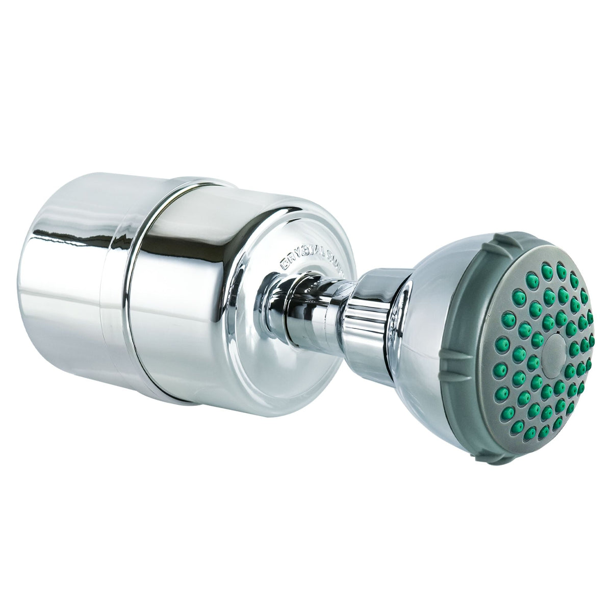 Chrome / With Shower Head Shower Filter - Shower Bath Filters - Crystal Quest