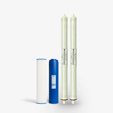 Complete replacement pack, 1500 GPD 1500/2500 GPD Whole House RO Filter Pack - Water Filter Cartridges - Crystal Quest®