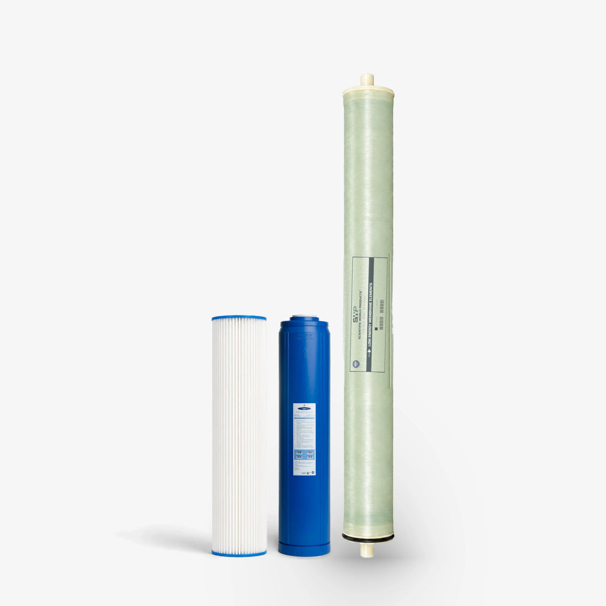 Complete replacement pack, 1800 GPD 1500/2500 GPD Whole House RO Filter Pack - Water Filter Cartridges - Crystal Quest®