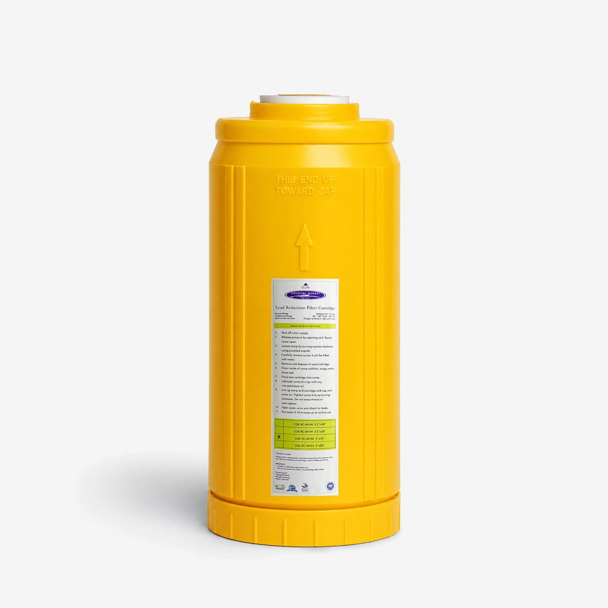 4-5/8" x 9-3/4" Lead Filter Cartridge - Water Filter Cartridges - Crystal Quest®