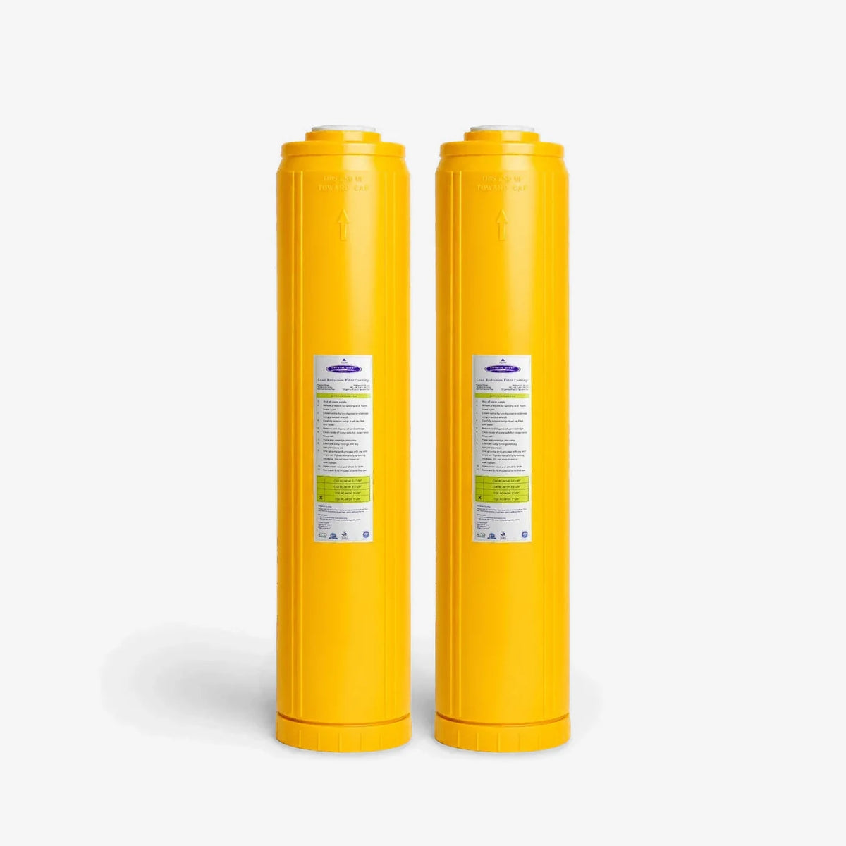 Pack of 2 Lead Filter Cartridge, 4-5/8" x 20"