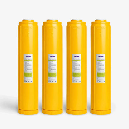 Pack of 4 Lead Filter Cartridge, 4-5/8" x 20"