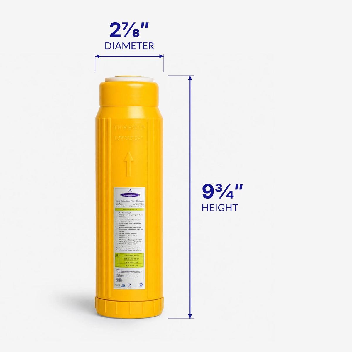 Lead Filter Cartridge - Water Filter Cartridges - Crystal Quest®