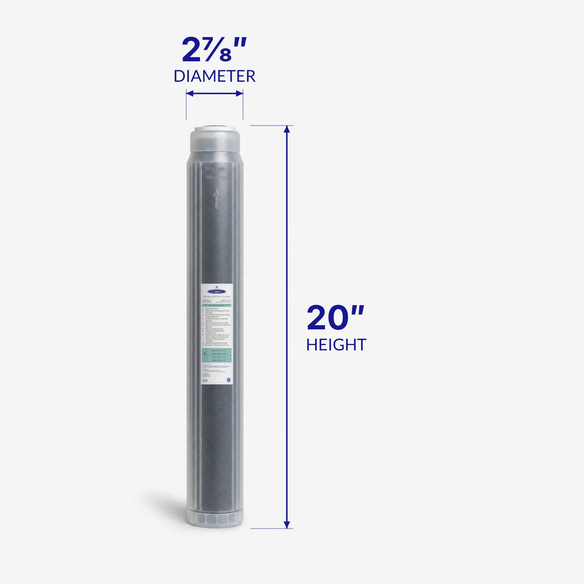 Ultra High Purity DI Resin Cartridge - Water Filter Cartridges - Crystal Quest®